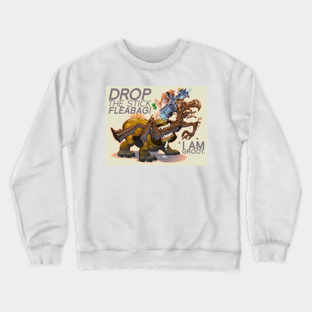 Drop the Stick, Fleabag! Crewneck Sweatshirt by TomMcWeeney